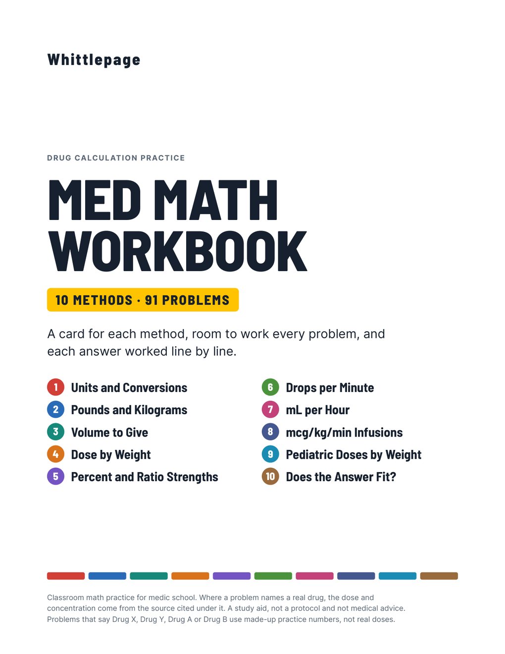 Med Math Workbook